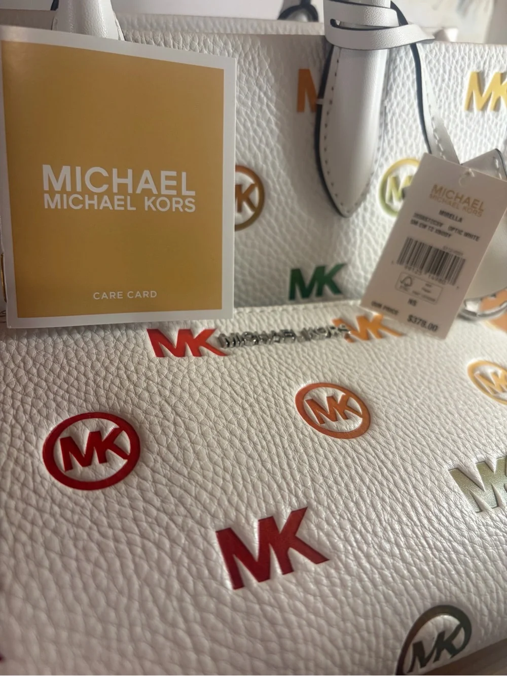 Michael Kors Mirella Rainbow Convertible Crossbody Handbag & Wallet NWT